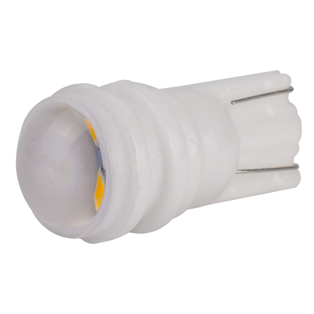 T10-219 Yellow 12V 0.5W 20Lm W5W base-10mm C