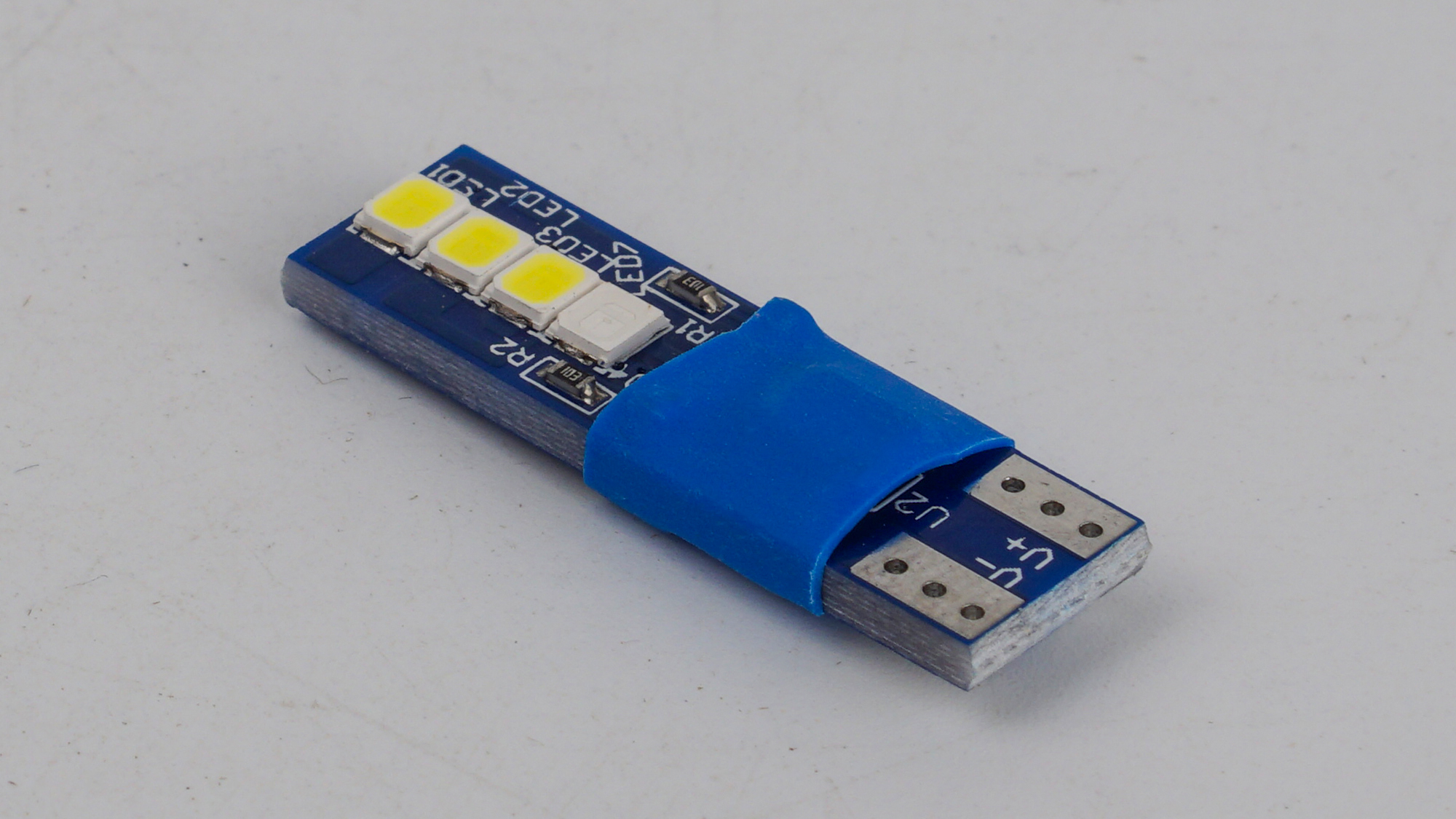 T10-230 Blue 12V 0.6W 30Lm W5W base-10mm C