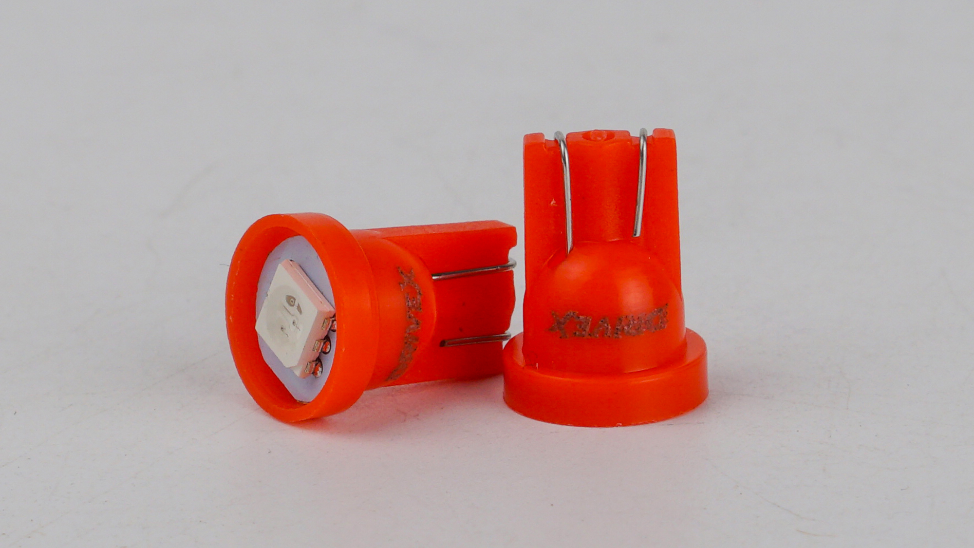 T10-244 Red 12V 0.3W 1Lm W5W base-10mm C