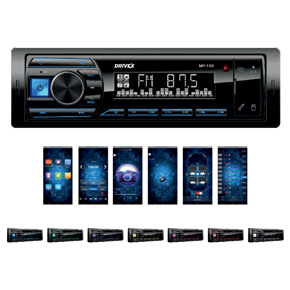 MP-100 4x45W BT APP