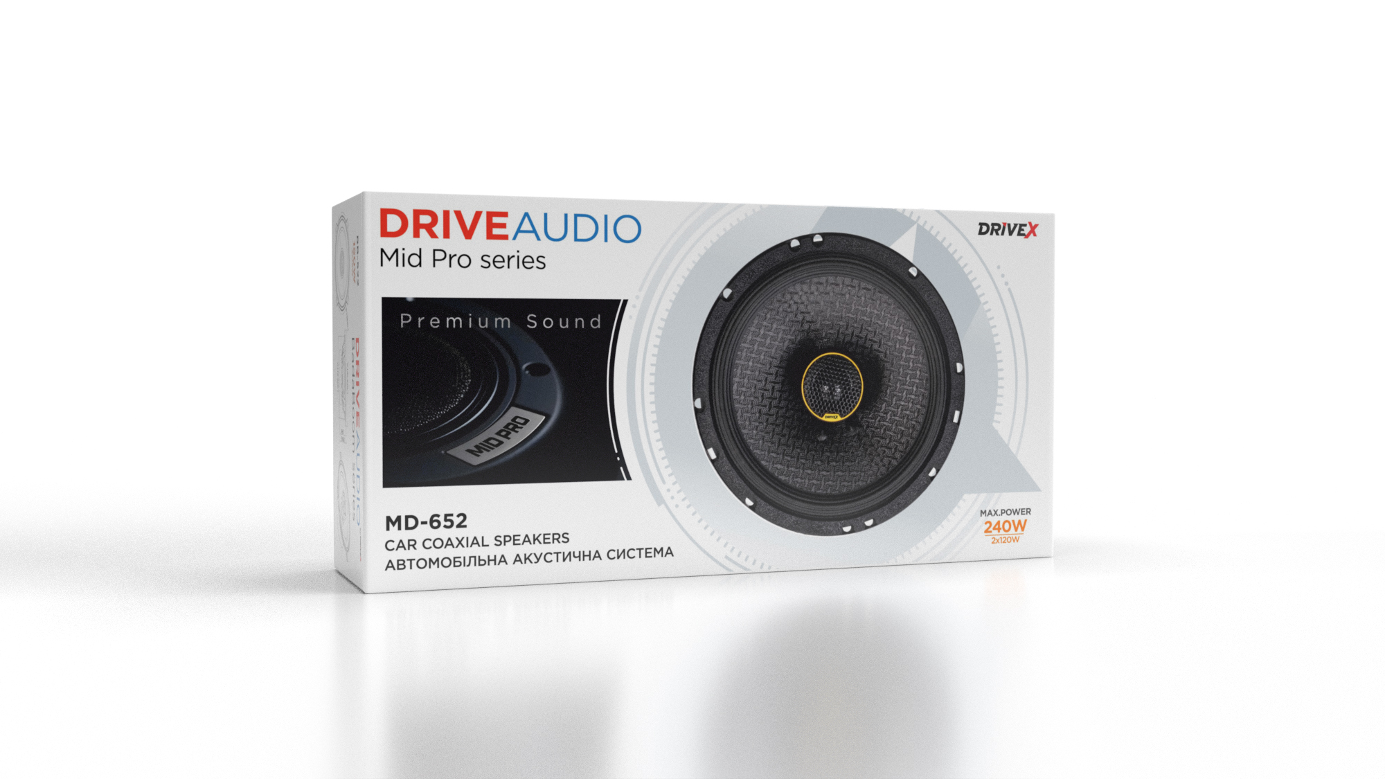 MD-652 6.5" 120W 4Om