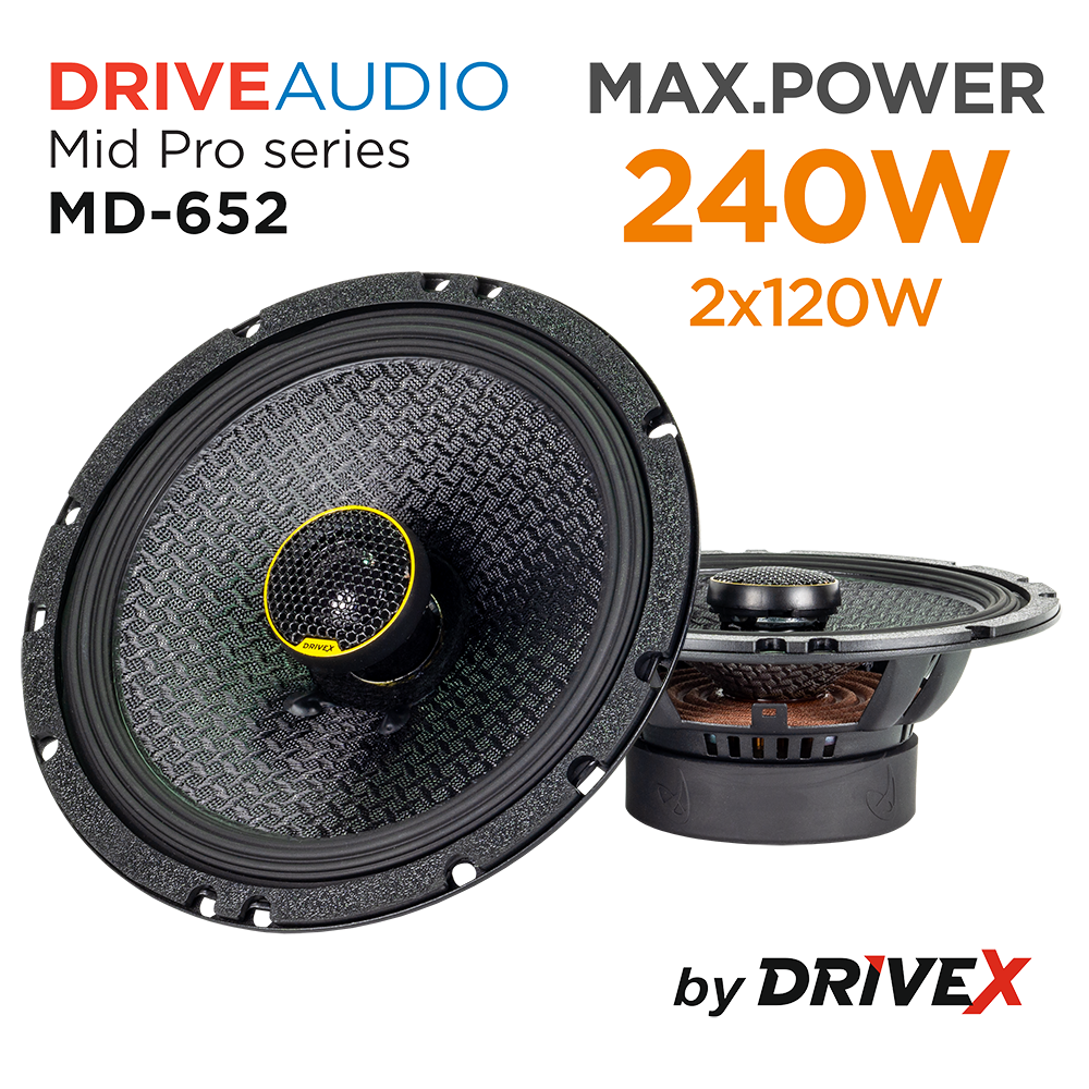 MD-652 6.5" 120W 4Om