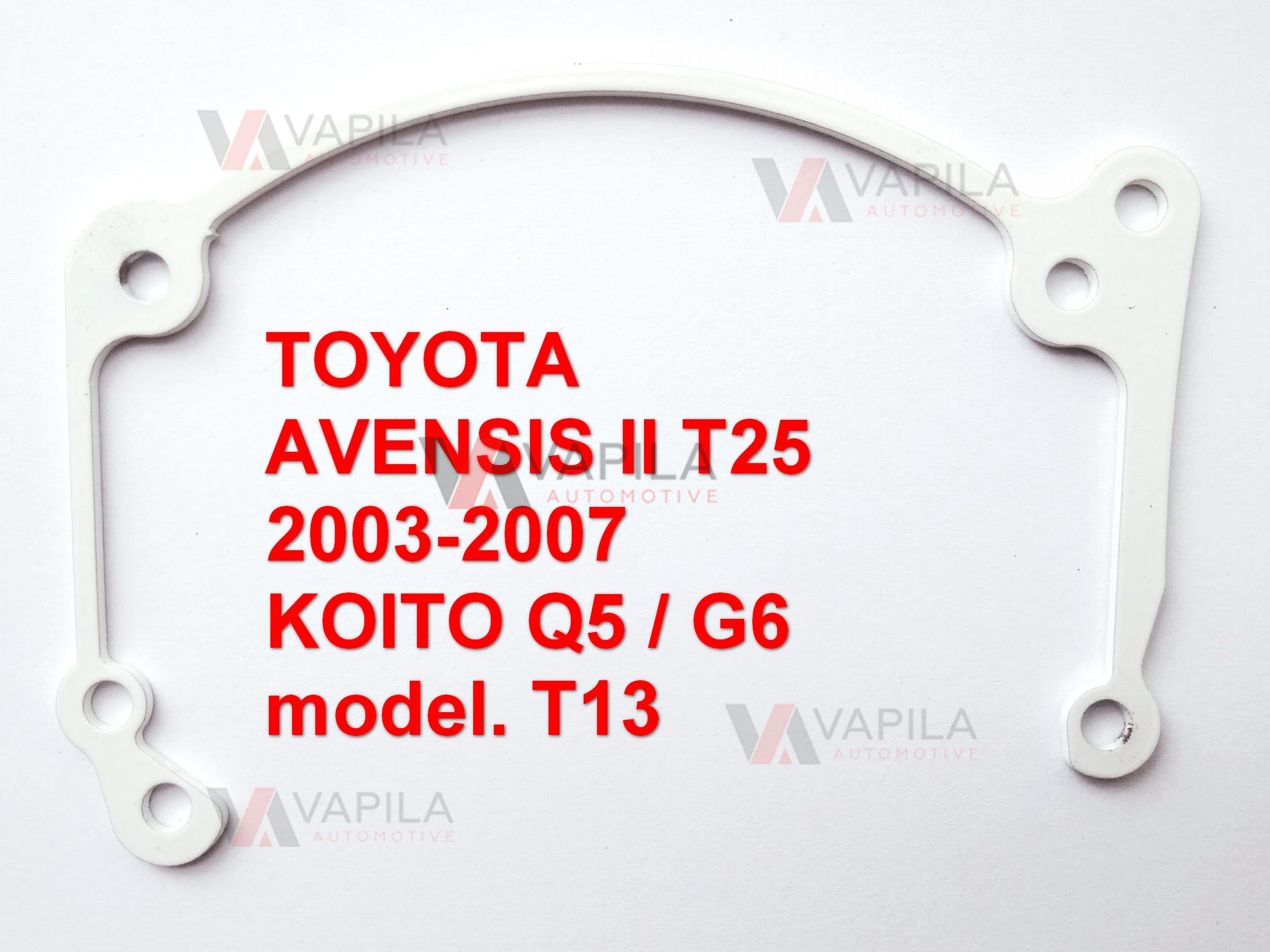 Перехідні рамки для білінз Toyota Avensis II дорест. KOITO