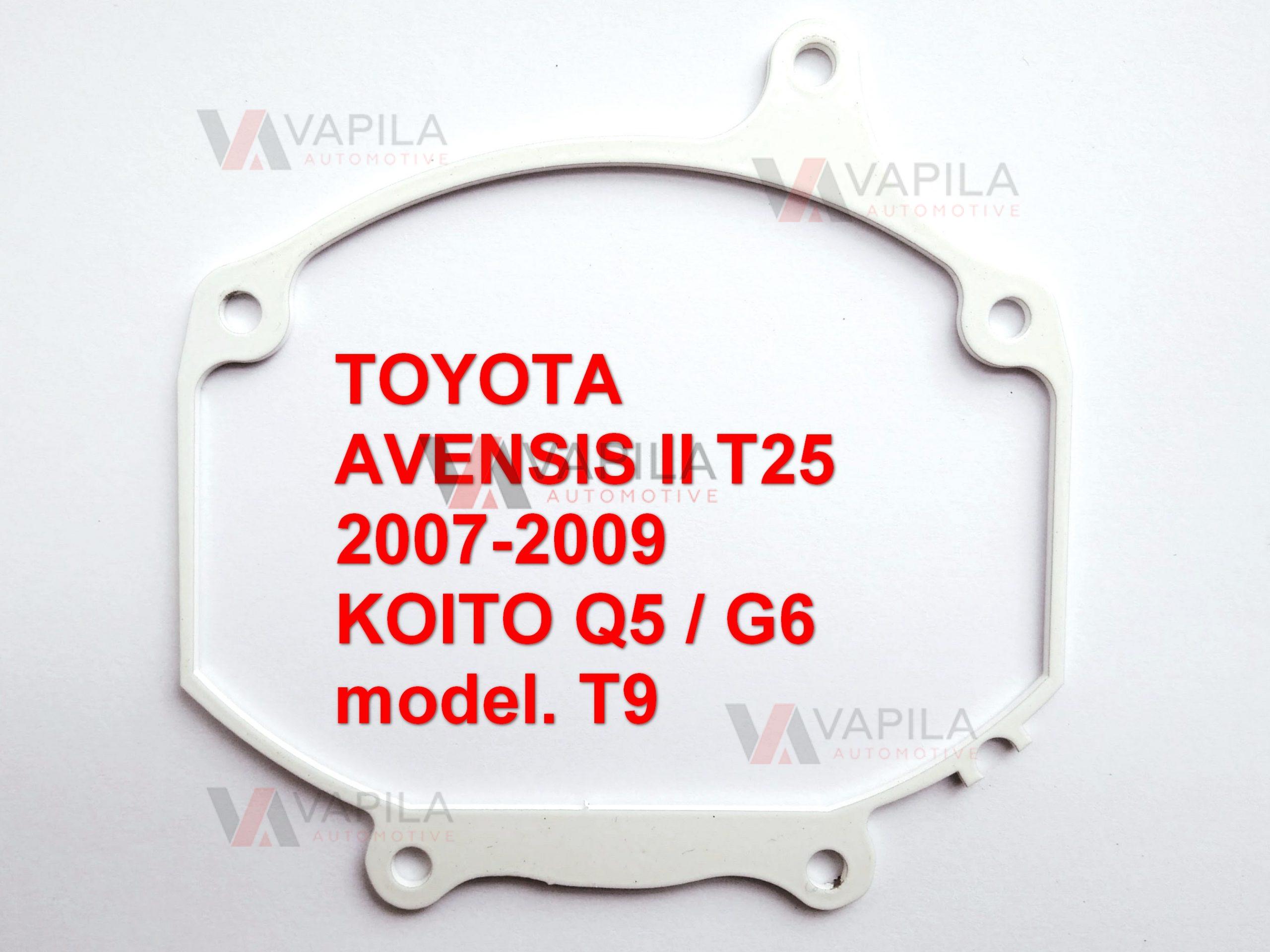 Перехідні рамки для білінз Toyota Avensis II рест. KIOTO